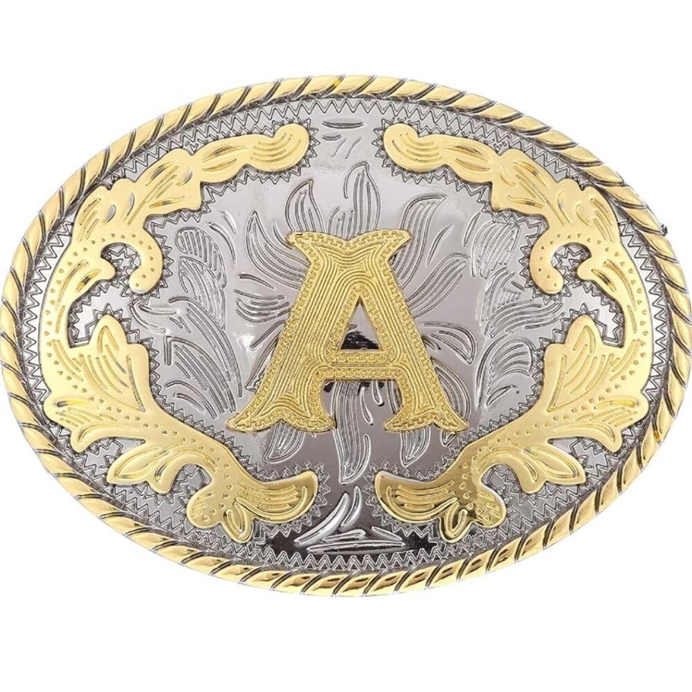 New Men's Or Women's Western Belt Buckle Letter A